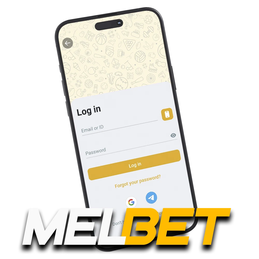 Sign in to Melbet to access your favorite games.