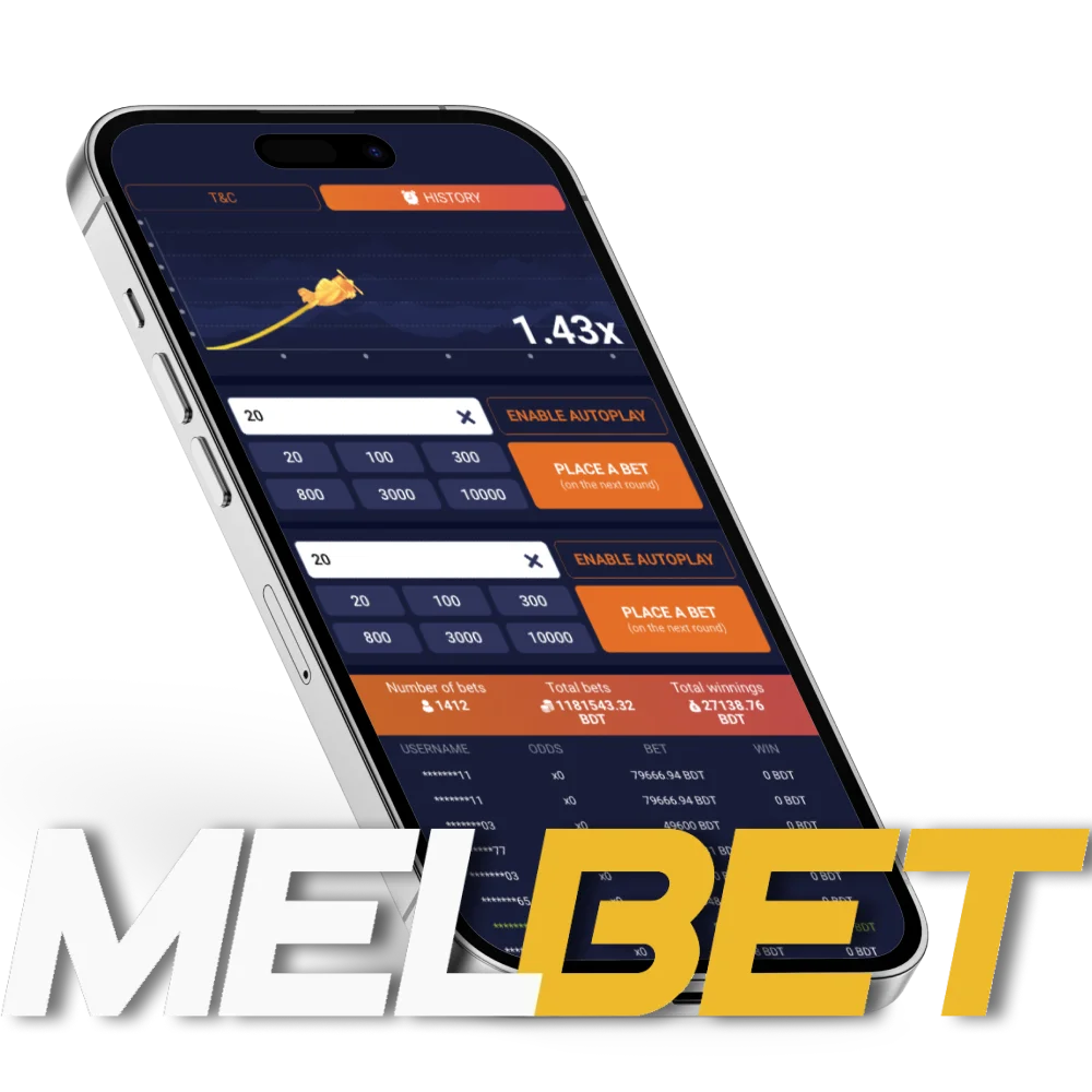 Enjoy playing Crash on the official Melbet Casino website.