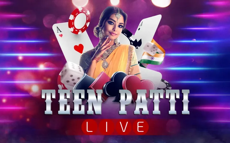 Experience interactive Teen Patti Live tables on Melbet platform.