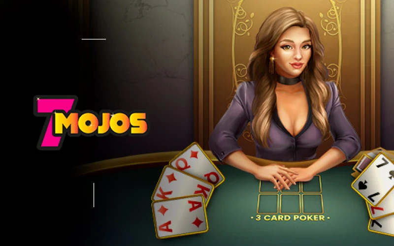 Find 3 Card Poker from 7Mojos at Melbet casino.