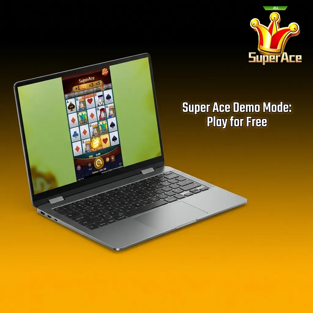 Players testing Super Ace demo mode with virtual credits on screen, learning game mechanics risk-free